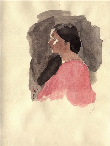 Painting, Hosein Shirahmadi, A profile, 2018, 38208
