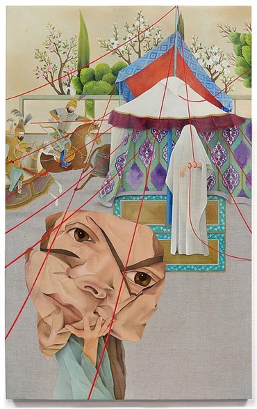 Painting, Arghavan Khosravi, Let Me Hold Your Crumpled Identity, 2018, 19604