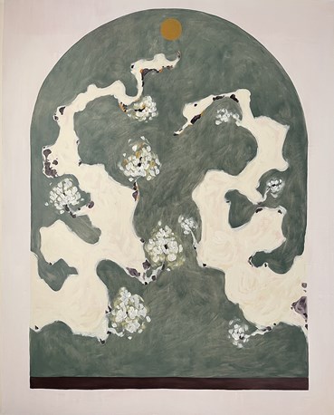 Painting, Elahe Tehrani, Cherry Tree, 2020, 48437
