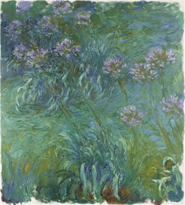 Painting, Claude Monet, Agapanthus, 1914, 23954