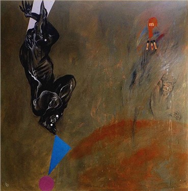 Painting, Mehrdad Mohebali, Angel and Demon, 2003, 34622