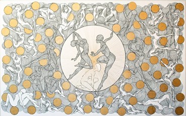 Painting, Mobina Nouri, The Dance of Euphoria, 2024, 75257