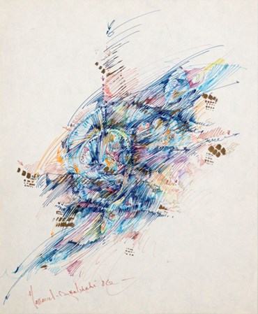 Drawing, Massoud Arabshahi, Untitled, 1986, 75096
