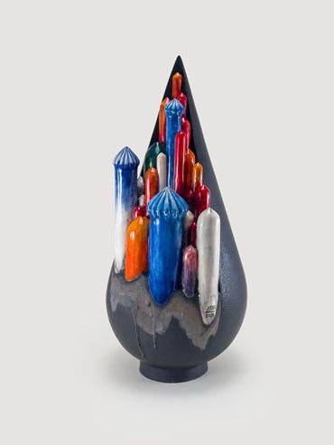 Sculpture, Ashkan Behjou, Burning Cedar 7, 2024, 77639