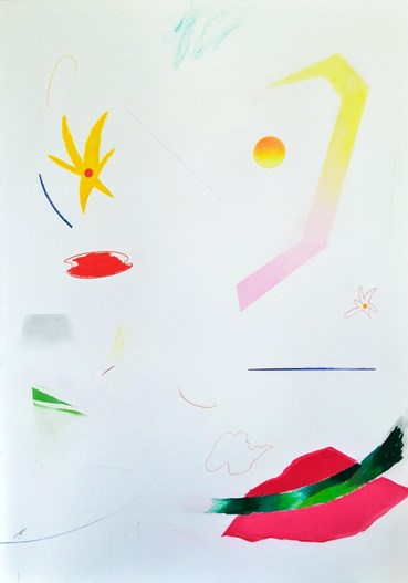 Painting, Nazgol Nayeri, jasmine Rising, 2022, 64047