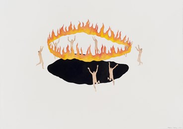 Painting, Maryam Mohry, The Fire Flew, 2021, 54458