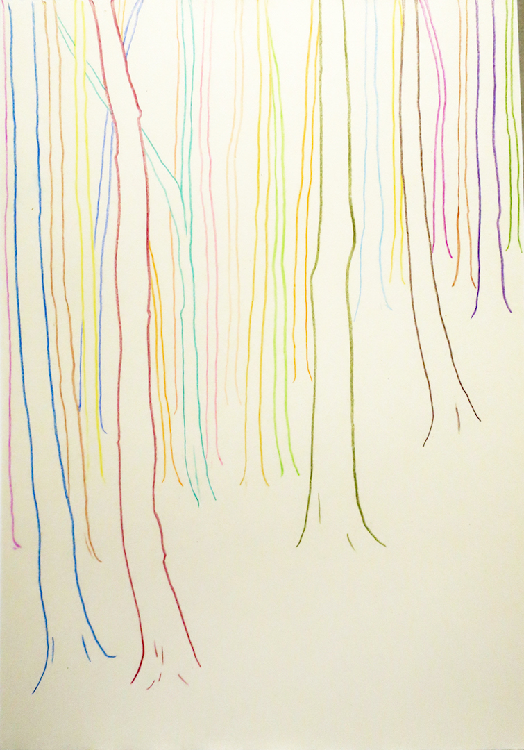 Neda Zarfsaz, No Forest inbetween the Trees I, 2020