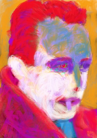 Painting, Farshid Mesghali, Camus, 2021, 74935