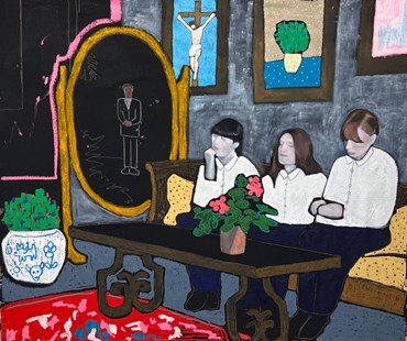 Painting, Makan Negahban, Lessons, 2024, 80295