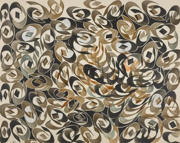 Painting, Charles Hossein Zenderoudi, RAR + N + K , 1970, 78445