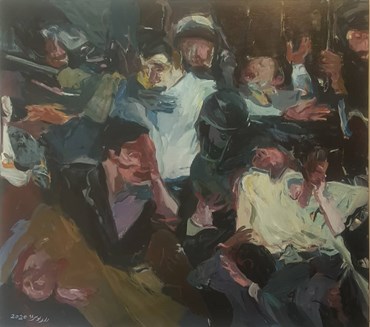 Painting, Dariush Hosseini, Tragedy, 2020, 46709