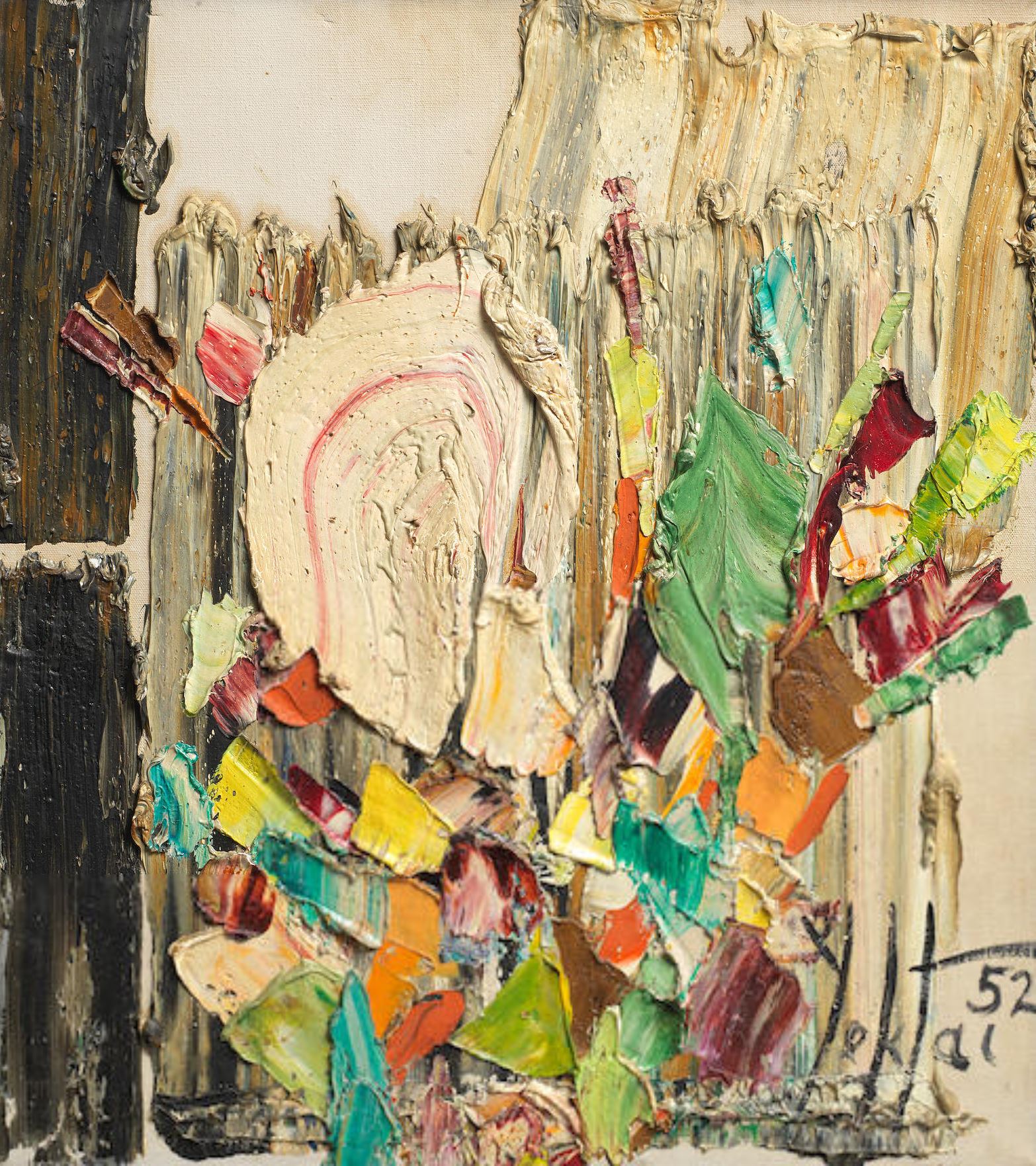 Manoucher Yektai, Floral Burst, 1952