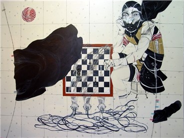 Painting, Vahid Danaiefar, Untitled, 2008, 768