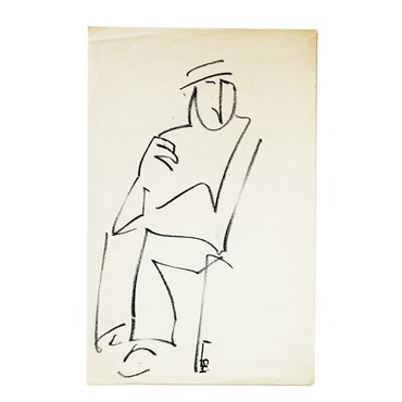 Drawing, Alireza Espahbod, Untitled, 1977, 22087