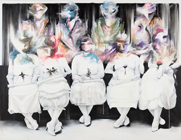 Painting, Aras Seddigh, Women Sitting , 2011, 46198