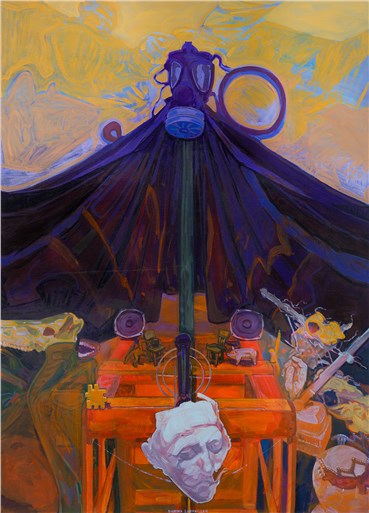 Painting, Sourena Zamani, Born in chaos, 2019, 37756