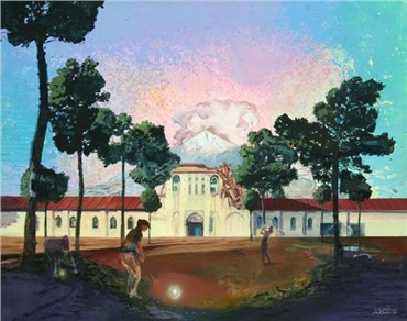 Painting, Mehdi Farhadian, Qasr Prison, 2010, 7013