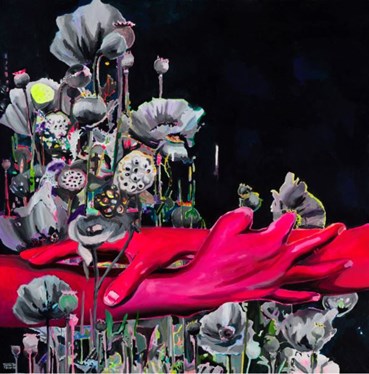 Painting, Tarlan Tabar, They Chained Forever to a World That's Departed, 2024, 76851