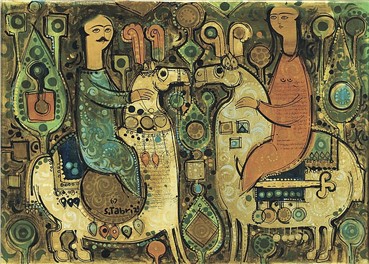 Painting, Sadegh Tabrizi, Untitled, 1967, 5004
