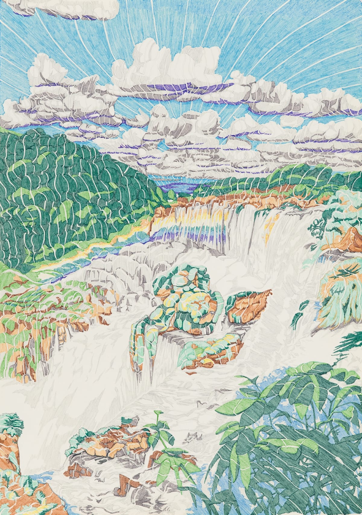 Serminaz Barseghian, A Familiar Landscape on Earth III, 2022