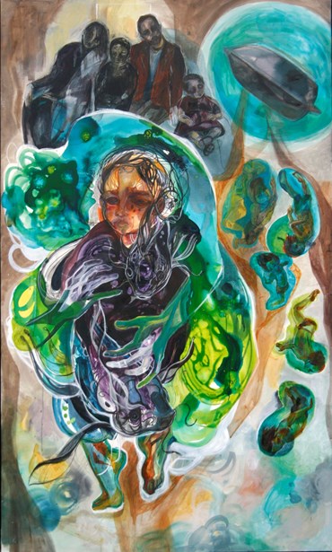 Painting, Golnar Tabibzadeh, The Empty Story, 2014, 73451