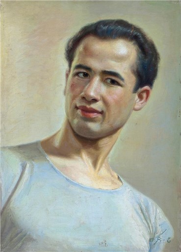 Painting, Jafar Petgar, Self-Portrait, 1937, 6928