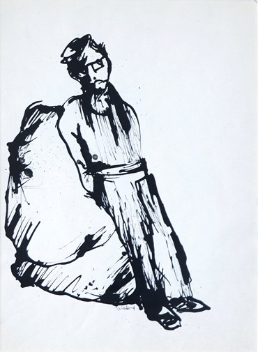 Drawing, Alireza Espahbod, Untitled, 1988, 76680