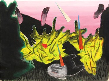Painting, Ghazal Khatibi, An Evening in Territory of the Murderer, 2020, 24856