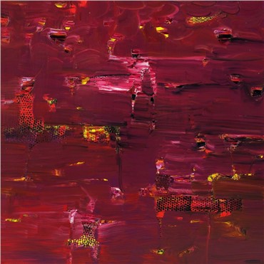 Painting, Reza Derakshani, Ruby Hunt, 2017, 7702