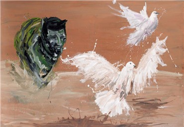 Painting, Hesam Rahmanian, Peace, 2010, 7762