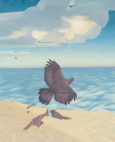 Painting, Meghdad Lorpour, Bitter Wind, 2024, 76274