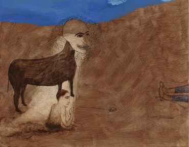 Painting, Samira Abbassy, Beast of the Plague 2, , 79836