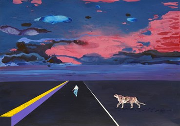 Painting, Mahmoudreza Zandpoor, Untitled, 2024, 75054