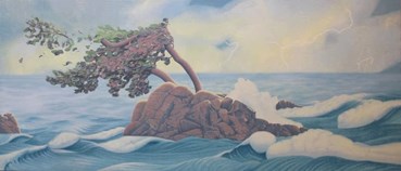 Painting, Meghdad Lorpour, The Gripping Claws of Waves, 2024, 74739