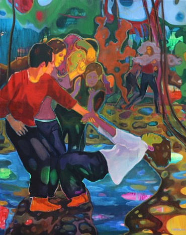 Painting, Fateme Bidgoli, Untitled, 2025, 80005