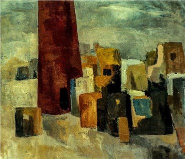 Painting, Mehrdad Mohebali, Colonie 3, 1991, 34630