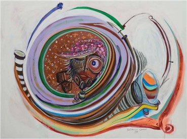 Painting, Omid Masoumi, The Wet Circle, 2008, 13152