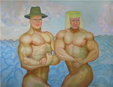 Painting, Ali Shayesteh, The Somato-Fit Buddies, 2012, 26165