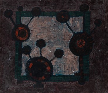 Painting, Mansour Ghandriz, Composition, 1965, 23175