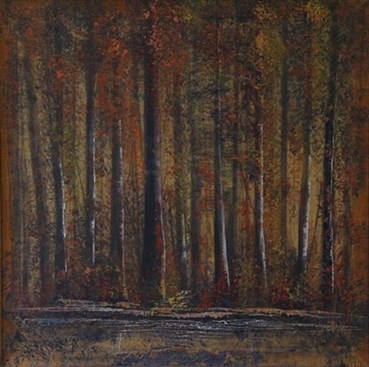 Painting, Manouchehr Niazi, Brown Trees, 1966, 56575
