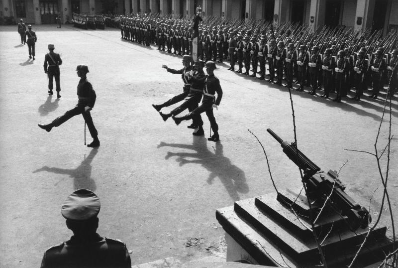 Abbas Attar, Military Parade of Tenth Anniversary of Coup of General Pinochet, Santiago, Chile, 1983