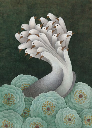 Painting, Maryam Lamei, Efflorescence, 2023, 78094