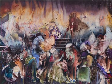 Painting, Ali Banisadr, SOS, 2020, 29466