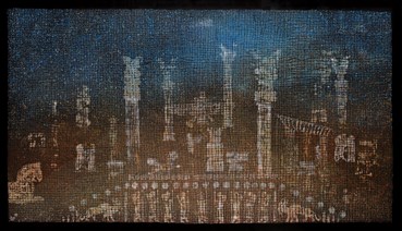 Painting, Mahmoud Zenderoudi, Persepolis on Fire, 2024, 79006