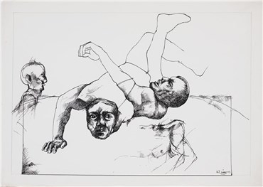 Drawing, Alireza Espahbod, Untitled, 1977, 22077
