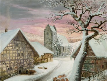 , Otto Dix, Hemmenhofen in Winter, 1940, 22462