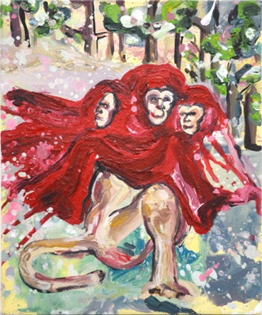 Painting, Ramtin Zad, Little Red Riding Hood, 2011, 1174