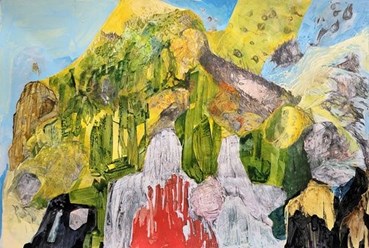 Painting, Boyeh Sadatnia, Death and Birth of the Phoenix, 2025, 80238