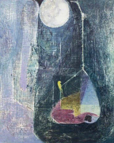 Painting, Pardis Amerian, Bed of Balsam Fir, 2022, 77856