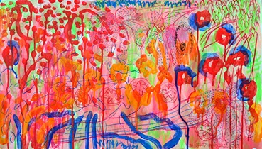 , Mahshid Dehkordi, Red-Green Number 18, 2025, 82059